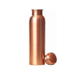 Botella ecológica de cobre con acabado mate, 1L, a prueba de fugas, solución duradera e hidratante para viajes y oficina disponible para la venta - Product Image 1