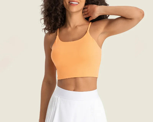 Alta calidad transpirable Treylene80 % Spendex20 % para mujer de talla grande Tanktop Color sólido Casual entrenamiento correr Fitness Crop Top tamaño - Product Image 1