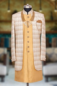 Indowestern-zapatos bordados para hombre, adorables y geniales, perfectos, para función de matrimonio, Material rico para ocasión especial - Product Image 2