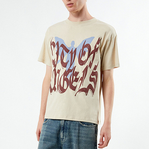 เสื้อยืดผ้าฝ้ายคอกลมสำหรับผู้ชายพิมพ์ลายบนหน้าจอได้ตามต้องการ - Product Image 4