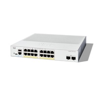 Switch Cisco Catalyst C1200-16P-2G de 16 Puertos Gigabit PoE+ Administrado, Presupuesto PoE de 120W, 2x1G SFP Uplink, 36Gbps, 26.78Mpps, Rack SMB