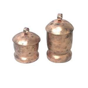 Portavelas de Metal Rústico al por Mayor, con Parte Superior Curva en Forma de Campana y Base Biselada, Recipiente Decorativo de Estaño para Velas, Personalizado al por Mayor en Acero Inoxidable - Product Image 6