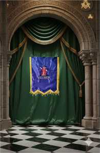 ชุดธงเครื่องราชอิสริยาภรณ์เมสัน รอยัลอาร์ช จำนวน 4 ชิ้น - Product Image 3