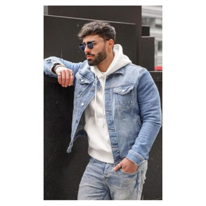 2024 Vintage haute qualité hommes Denim vestes nouvelle mode décontracté plaine jean vestes vente en gros en ligne pour la saison d'hiver - Product Image 4