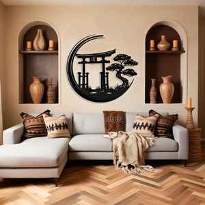 Arte de pared de Metal moderno, arte de pared de Metal de estilo de lujo moderno, decoración de pared grande, decoración minimalista para el hogar, regalo del Día de la madre - Product Image 2