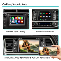 Interface sans fil CarPlay Android Auto pour Toyota Touch2 & Entune2.0 2014-2019, prend en charge la caméra de recul OEM et Siri