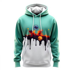 New Fashion Men Autumn Winter Hoodies Street <b>Long</b> <b>Sleeve</b> Loose Solid Color Casual <b>Tops</b> Hoodies <b>Thermal</b> - Product Image 2
