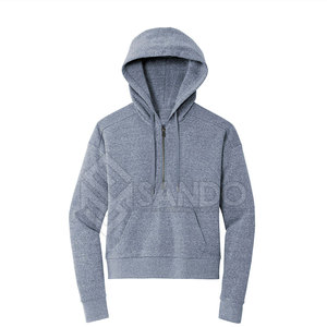 เสื้อฮู้ดซิปครึ่งซิปสำหรับผู้หญิงเสื้อผ้าแฟชั่นสำหรับใส่กลางแจ้งเสื้อผ้าลำลองสำหรับฤดูหนาว - Product Image 6