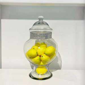 VAP0410 - โถใส่ขนม/ยา รูปทรงระฆัง พร้อมฝาปิด - 12 ชิ้น - Product Image 5