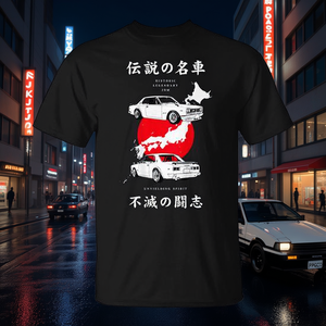 เสื้อยืด JDM Hakosuka Skyline Gt KPGC10 ลายด้านหลัง ของพรีเมี่ยม - Product Image 3