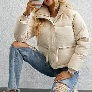 Ropa de mujer Cómodo Crop Top Puffer Venta caliente Premium Quality Crop Top Puffer para la venta - Product Image 5