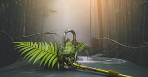 Functional Brass Beautiful Padlocks Wholesale with Two <b>Keys</b> Antique Style Lord Buddha Type Padlock - <b>Lock</b> - Product Image 4