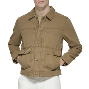 High Trending Product Newly Arrived Breathable Long Sleeves <b>Canvas</b> Men's <b>Jackets</b> Man <b>Jackets</b> <b>Jacket</b> for man - Product Image 3