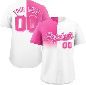 Camiseta de béisbol sublimación impresa con malla transpirable de secado rápido ajuste directo de fábrica para jóvenes/adultos tamaño OEM disponible - Product Image 1