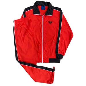 Survêtements en molleton de polyester pour hommes rayures latérales style d'hiver costumes de jogging coupe ajustée vêtements de gymnastique actifs survêtements de sport de football - Product Image 4