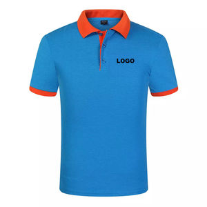 Polos logotipo personalizado cuello azul blanco Polo de alta calidad 100% algodón Unisex al por mayor hombres Golf Polos OEM - Product Image 6
