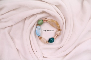 Playa de verano personalizada para mujer para pulsera, concha de cauri Natural, concha de cristal colorida, piedra de perla, regalo Cristiano - Product Image 4