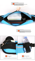 Prêt à expédier : Ceinture de course réglable avec pochette pour téléphone portable, pour femmes et hommes, pour la course et la randonnée
