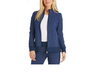 Scrubs Uniform Sets Unisex Blue Long-Sleeve Nursing Scrubs Jacket Uniform Set Two-Piece Blue Scrubs Jacket Uniformes for Doctors Uniform - Product Image 3