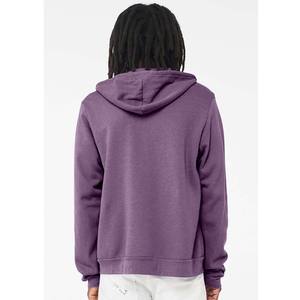 Bella Toile Sérigraphiée Super Doux Zip Hoodies Hommes Unisexe Poly-Coton Polaire Full-Zip Loose Fit Hoodie - Product Image 2