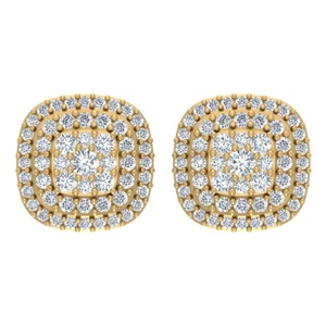 IGI Certified 14k Gold <b>Stud</b> <b>Earrings</b> Hip Hop Custom Daily Wear VVS Moissanite Diamond <b>Stud</b> <b>Earrings</b> for Women - Product Image 1