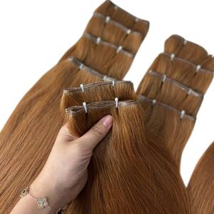 100% แท้ผมเรมี่ไม่ผ่านกระบวนการทำงานสองชั้นเครื่องทำผมตรงโลกใบอัจฉริยะแบบไม่ผ่านกระบวนการผมตรงจากเวียดนาม - Product Image 2