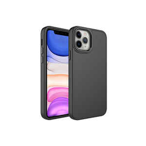 Funda Protectora Trasera de Lujo Netzy SAFA Luna para iPhone 12 Pro Max, Marco Metálico, Funda de Silicona Líquida, Modelo 14 Plus - Product Image 1