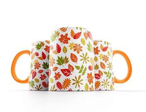 ฝาปิดแก้วเซรามิคคุณภาพสูง ทนความร้อน ทันสมัย พร้อมช้อน  พิมพ์ลายแบบทรานเฟอร์ ปรับแต่งความจุได้ สำหรับเครื่องดื่มร้อน - Product Image 5