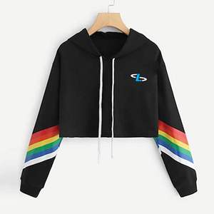 High Quality Custom <b>Crop</b> <b>Top</b> Hoodie Women Pullover Hoodies Comfortable And Breathable Drop Shoulder Hoodies For Woman - Product Image 6