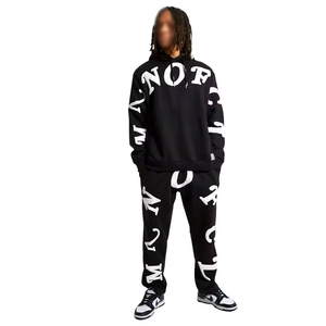 Chándales transpirables para hombre con diseño de logotipo personalizado de la mejor fabricación 2025, trajes deportivos para correr con estampado de soplo, patrón sólido de invierno - Product Image 4