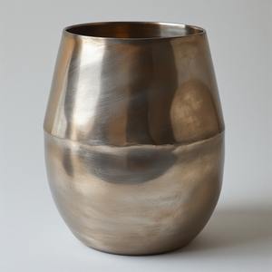 Vase en métal de fer en laiton antique décoratif avec la base forte et la jante artistique parfaite pour les maisons de luxe et les espaces de banquet - Product Image 3