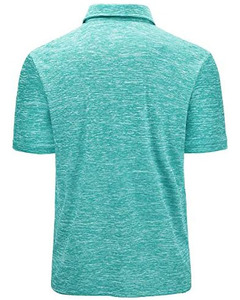เสื้อถักแขนสั้นผู้ชาย ทรงปกติ สีพื้น ดีไซน์เรียบง่าย ผ้าฝ้าย 100% แห้งเร็ว มีโลโก้ด้านหน้า - Product Image 6