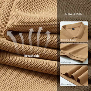 Wholesale 100% Cotton Printed Embroidered Logo <b>Men's</b> Golf <b>for</b> <b>Shirts</b> Custom Plain Blank - Product Image 5