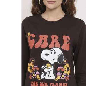 Sudadera cómoda antiarrugas para mujer, estilo urbano, con estampado de dibujos animados, bolsillos y distintivo teñido anudado, OEM para invierno - Product Image 3