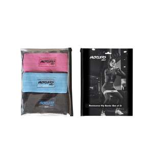 Juego de 3 Bandas de Resistencia para Cadera, para Entrenamiento Físico y Ejercicio en Casa, Impresión Personalizada, Nailon y Algodón - Product Image 3