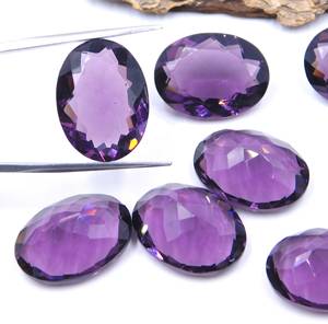 Hydro Amethyst Quartz Loose Gemstone Trendy <b>Cushion</b> Shape Faceted Cut Natural Bulk Sale OEM Welcome for Stone Jewelry Making - Product Image 1