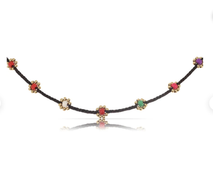 Eaded-gargantilla de encaje, cordón ajustable - Product Image 1