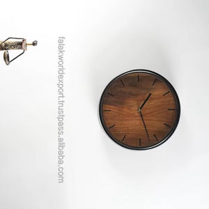 Reloj de pared de madera redondo de resina epoxi de diseño moderno hecho a medida Live Edge Home Decorativo a pedido por Falak World Export - Product Image 4