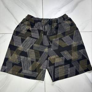 <b>Men's</b> Casual Summer <b>Shorts</b> with Anti-Wrinkle Feature Wholesale from Bangladesh Drawstring <b>Elastic</b> <b>Waist</b> Solid Pattern - Product Image 4