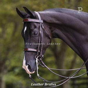 Brida de caballo de cuero personalizado Estilos ingleses occidentales personalizados Brida de equitación de cuero genuino Proveedor al por mayor tendencia 2025 - Product Image 6