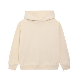 Sudadera con capucha de gran tamaño de lana de algodón 100% unisex, sudadera en blanco con estampado personalizado para ropa de compresión de invierno - Product Image 1