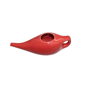 Vente en gros de pot Neti en céramique de qualité supérieure peinte à la main pour la méditation yoga en provenance d'Inde - Product Image 5