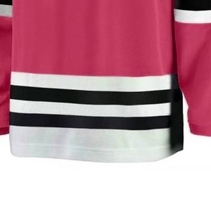 Equipo deportivo blanco de la mejor calidad Logotipo personalizado Sublimación Impreso/Bordado American Ice Hockey Jersey 100% Poliéster - Product Image 5
