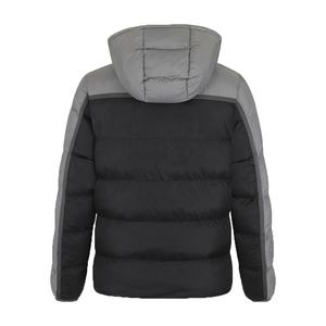 Chaqueta de invierno personalizada al por mayor para hombre, estilo vintage, de mezclilla, con capucha, acolchada, informal, transpirable, resistente al viento, de manga estándar. - Product Image 3