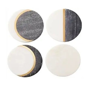 ที่รองแก้วชาทำจากไม้และเรซินสไตล์คลาสสิกสำหรับบ้านโรงแรมหรือร้านอาหาร - Product Image 4