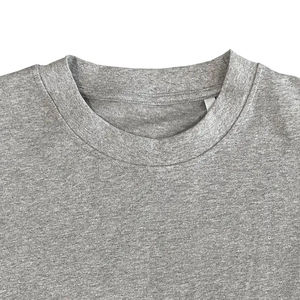 T-shirts en coton biologique vierges en gros avec logo personnalisé à épaules tombantes Impression sérigraphique T-shirts pour hommes 100% de haute qualité Col rond - Product Image 5