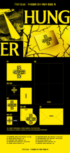TXT 7th Year: A Moment of Stillness in the Thorns 7º Mini Álbum [Versión HUNGER] Photobook, CD, Photocard, Postcard, Póster, K-Pop - Product Image 2