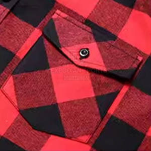 Chemise en flanelle pour homme, faible MOQ, nouveau design 2025, 100% coton, respirante, écologique, personnalisable, prix de gros, fabriqué au Pakistan - Product Image 3