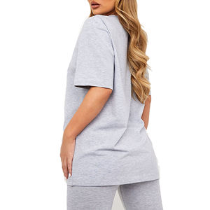 T-shirt Streetwear à impact élevé pour femme Dernière conception 100% coton Slim Fit manches courtes faible taux bon matériel le plus demandé - Product Image 3