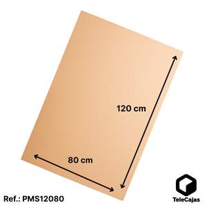 Feuilles de carton ondulé kraft écologiques 120x80 cm, matériau durable pour les travaux manuels en papier - Product Image 5